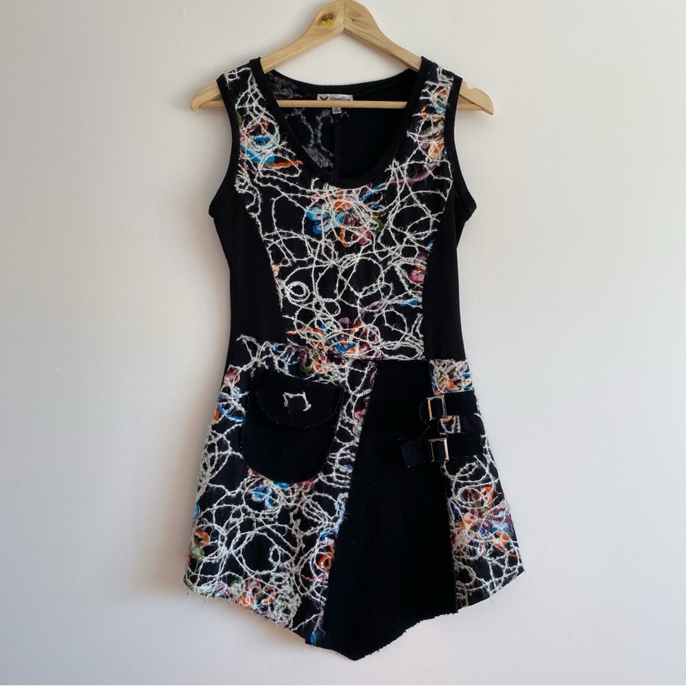 Papillon Floral Felted Sleeveless Tunic